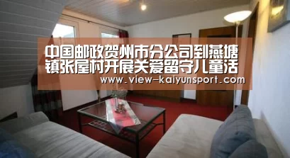 中国邮政贺州市分公司到燕塘镇张屋村开展关爱留守儿童活动_开云平台(图2) 开云